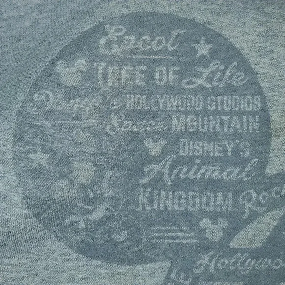 Walt Disney World Gray Crewneck Sweatshirt with World of Disney Graphic - Picture 3 of 13